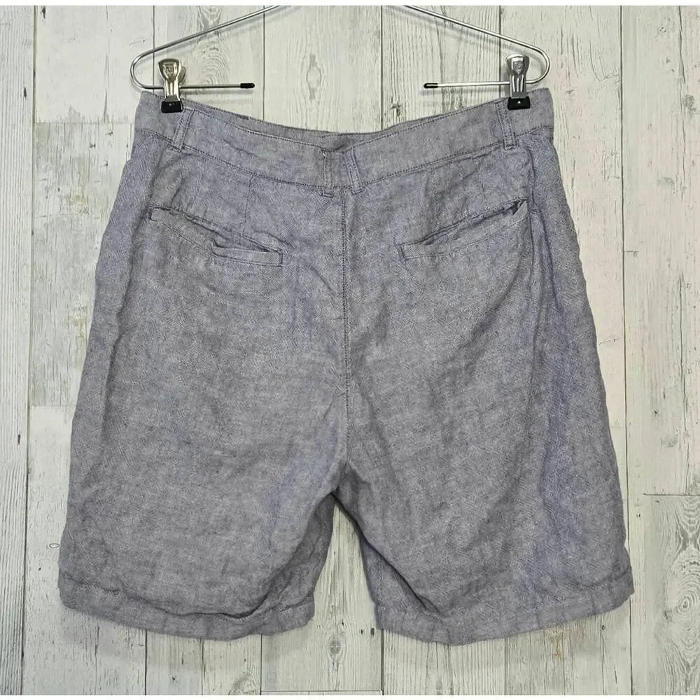 Zara Men's Cotton European Linen Blend Shorts Sz. 31